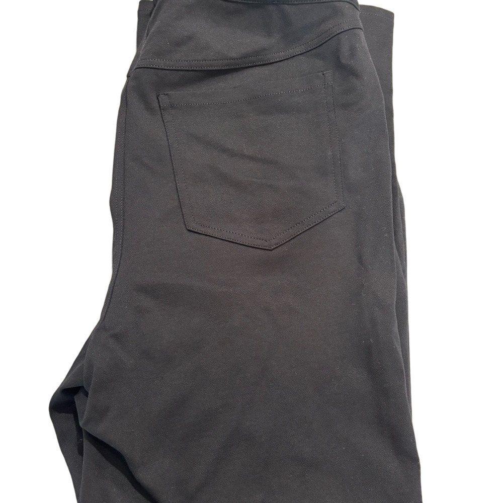 NWT Lane Bryant Pull On Black Bootcut Knit Pants